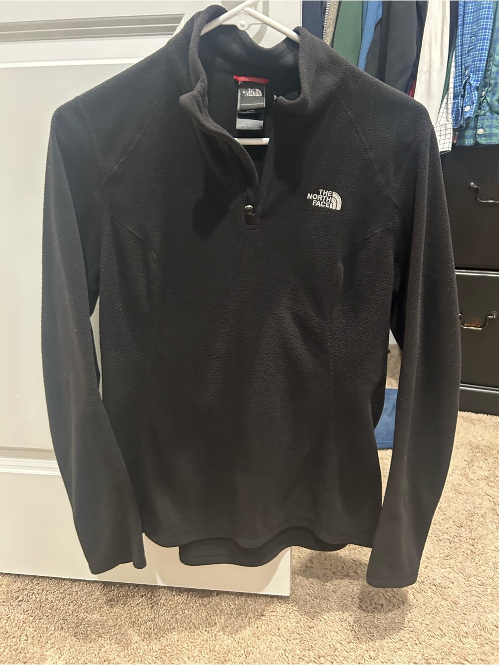 The North Face Black Women's Quarter-Zip Fleece Pullover